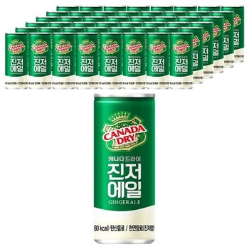 캐나다드라이 진저에일 250ml 30캔x2 무료배송