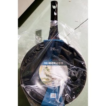 궁중팬 키친파워 아미세라믹 26cm  궁중팬 프라이팬 세라믹 가위 거품기