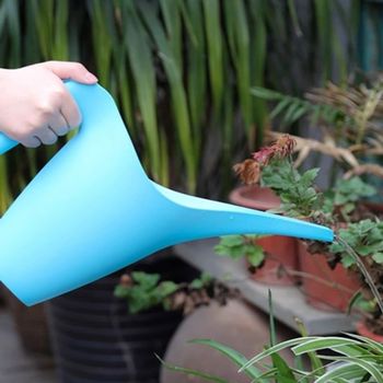 화분 조경 홈가드닝 꽃물주기 텃밭가꾸리 물조리개 1L 블루