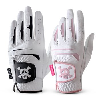 세인트72 스컬 반양피 1장 남성/여성 골프장갑