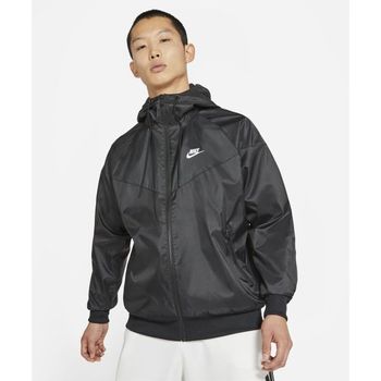 NIKE 나이키 DA0002-010 스포츠웨어 윈드러너 후드 재킷 M - 블랙 화이트 / 858252