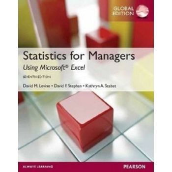 Statis for Managers : Using Micrisoft Excel (Global Edition)