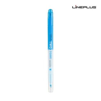 [VCMO6QKO]라인플 투톤 형광펜 블루(블루)(12개입)1다스