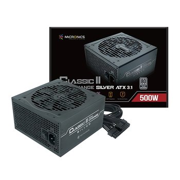 마이크로닉스 Classic II 풀체인지 500W 80PLUS실버 ATX3.1 (정격 컴퓨터 파워서플라이)