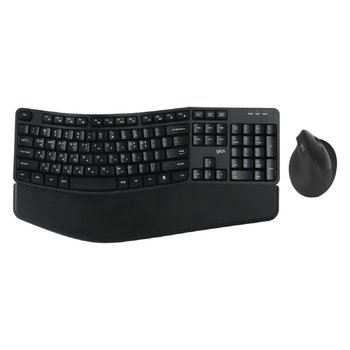 지클릭커 오피스프로 에르고M EMK100 PLUS 무선 키보드 마우스 세트 (블랙)