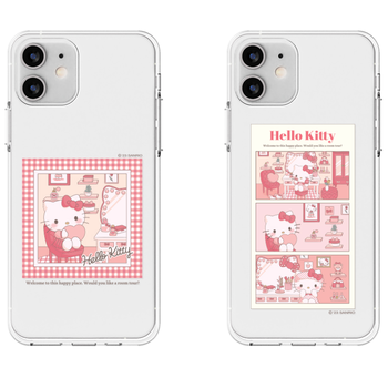 아이폰 5 6 7 8 X XS XR 플러스 맥스 휴대폰 케이스 정품 산리오 캐릭터즈 룸투어 젤리케이스