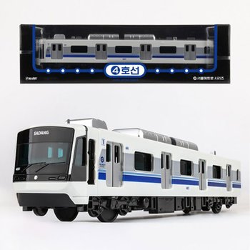 서울 메트로 지하철 4호선 전동차 대중교통 기차놀이 모형 장난감 완구 소품 선물