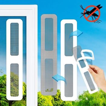 5x25cm보수테이프 간편해충망 주택 부분모기장 5x25cm 스티커 2단 모기장 문구/사무용품