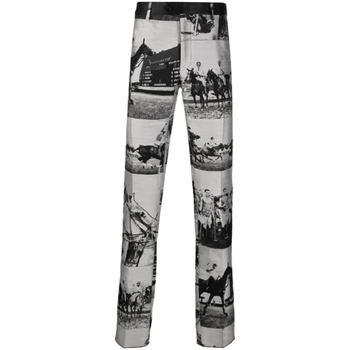 26 SS 빌리어네어 홀스 프린트 슬림 핏 팬츠 O19CMRT0642BTE004N TP429838562