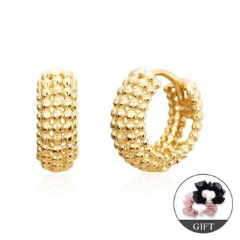 (11월베스트) 18K 블룸 스피어볼 루프 원터치 링 귀걸이 S 한쌍 MOE417...