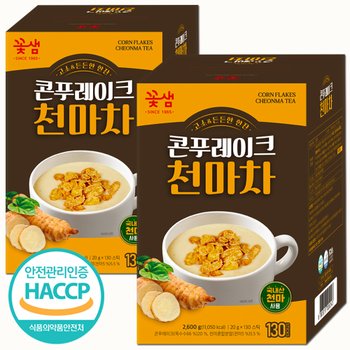 꽃샘 전통차 콘푸레이크 천마차 130T+130T