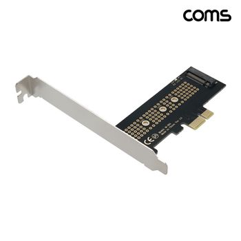COMS PCIe M.2 NVMe SSD 확장카드(LP 브라켓포함) SSD확장카드 PCIe카드 NVMe카드