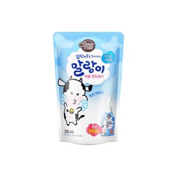 [오늘출발] 말랑 버블 핸드워시 우유 리필 250ml