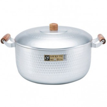 국산 Q3C7S0G4 양수 냄비 곰보 함마톤 찌게 라면 냄비 32cm