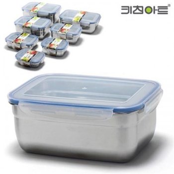 키친아트 피앙세 스텐 찬통 사각7호 3400ml