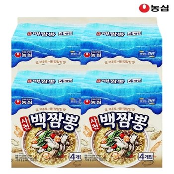 농심 사천 백짬뽕 94g x 16봉_24324454