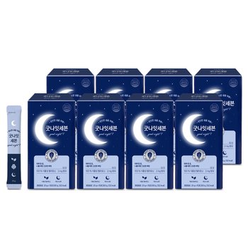 굿나잇세븐 식물성멜라토닌 흑하랑상추 락투신 8박스 유니바이오