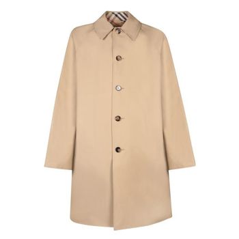 버버리 체크 라이닝 베이지 트렌치 코트 140205624