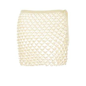 MY BEACHY SIDE Embellished crochet Serene mini skirt R25CS36 IV