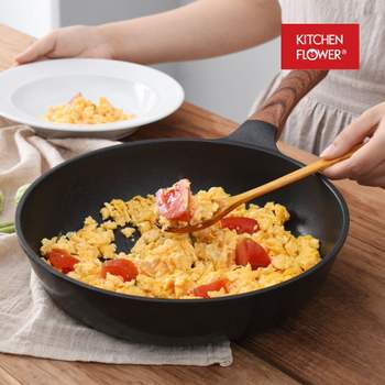 인덕션 키친플라워 IH 블랙우드펄 후라이팬 26cm