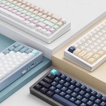 [해외] XINMENG M66 기계식 키보드 GASKET구조 게이밍 핫스왑 RGB