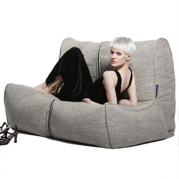 [세계1위 영국브랜드] 유럽인기 2인용 빈백 쇼파 Twin Couch - Eco Weave(베이지)