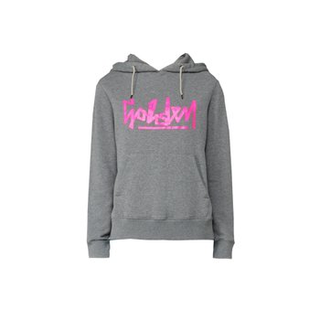 15주년 핑크 로고 프린팅 후드티 그레이 GWP00338 P000212 60263