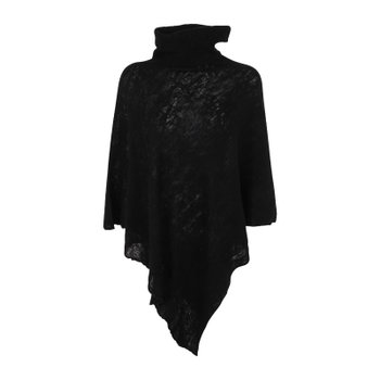 [해외] [해외배송] 미러 인 더 스카이 폴로넥 케이프 F23G72002 BLACK