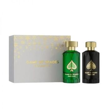 [해외] 조 밀라노 유니섹스 공용 게임 오브 스페이드 에메랄드 와일드카드 2pcs 기프트세트 프래그런스
