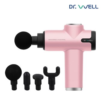 닥터웰 무선 근막이완 마사지기 소형 미니 휴대용 진동 머슬 파워 마사지건