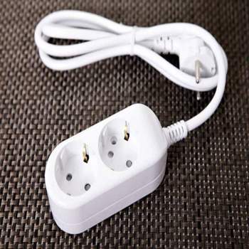 접지형 멀티탭 1.5m 전력 소득 안전 콘센트 비닐 멀티충전기