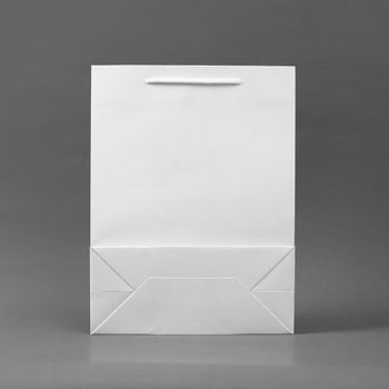 무지 P5M9E2I8 세로형 쇼핑백 10p 25x33cm 화이트 종이백