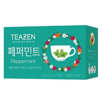 고품질 티젠 페퍼민트티 1.2gx20T 탕비실 회사 차류 (WC24886)