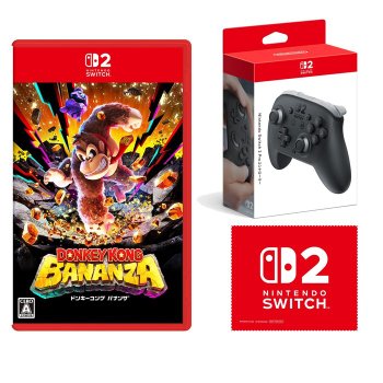 [해외] 동키콩 바난자 - Switch2 닌텐도 정품 Nintendo Switch 2 Pro 컨트롤러 Amazon.c