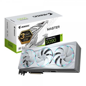 GIGABYTE AORUS 지포스 RTX 5090 MASTER ICE D7 32GB 제이씨현 (엔비디아 컴퓨터 그래픽카드)