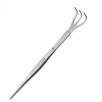 원예용 핀셋 롱 갈고리형 다육이 분갈이 하엽 정리 도구