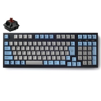 [해외] 레오폴드 FC980MBT 회색파랑 블루투스 USB-C 일본어 JIS 배열 카나 없음 1