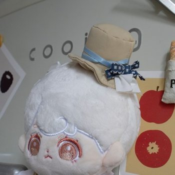 아이돌룩 리본 로판 탑햇 20cm 아이돌 인형옷