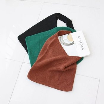 여성 접이식 지퍼 파우치 손가방 휴대용 수납 5color-WFR68GD