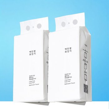 티슈갤러리 뽑아쓰는 백만봉화장지 8팩(300매/1팩)+ 후크1개