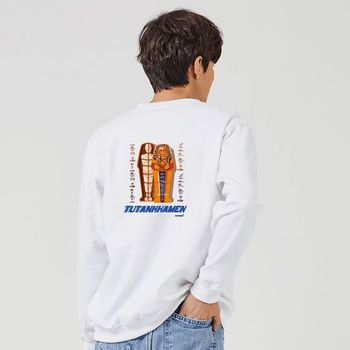 키밍 투탕카멘 공용맨투맨 후드 오버핏