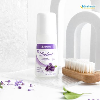 그라함스 내추럴 미네랄 데오드란트 허브 롤온 65mL(택1) 내추럴100%