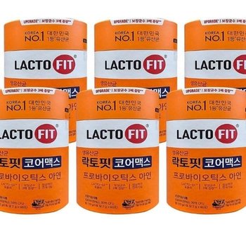 종근당건강 락토핏 생유산균 코어맥스 6통 12개월분 x2SET(SH)
