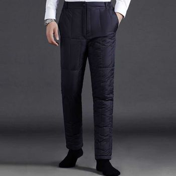 남성겨울바지 정장 팬츠 안감 퍼 비즈니스 미팅 모임룩 데이트룩