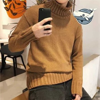 가을겨울 따뜻한 터틀넥 니트 남성용 데일리 (WFH6OZT)