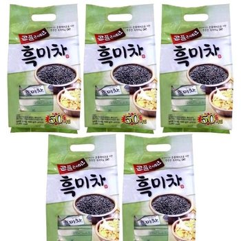 [동일에프앤티] 동일 콘플레이크 흑미차 50T x 5개 / 일회용 곡물차