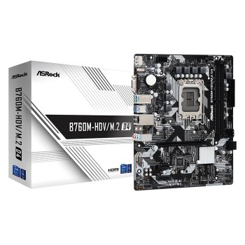 [해외] 애즈락 마더보드 B760M-HDV M.2 D4 인텔 12·13세대 CPU LGA1700 B760 칩셋 DDR4 M