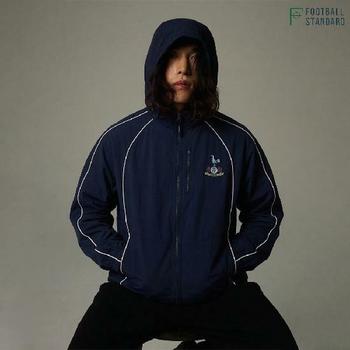 [풋볼스탠다드] 토트넘 남녀 파이핑바람막이 점퍼 네이비 (메쉬 안감)
