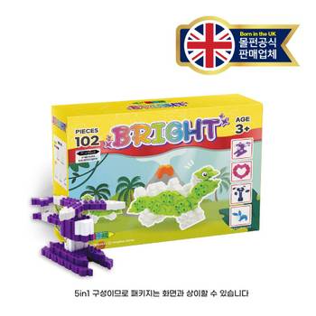 [오늘출발] 몰펀 5in1 브라이트 퍼플 (3세+) 단품 STEM 과학교구 블록 블럭