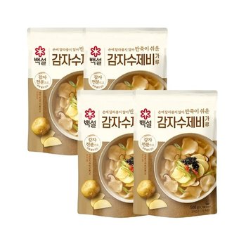 백설 감자 수제비 가루 500g x4개